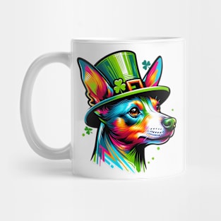 Rat Terrier Celebrates Saint Patrick's Day in Style Mug